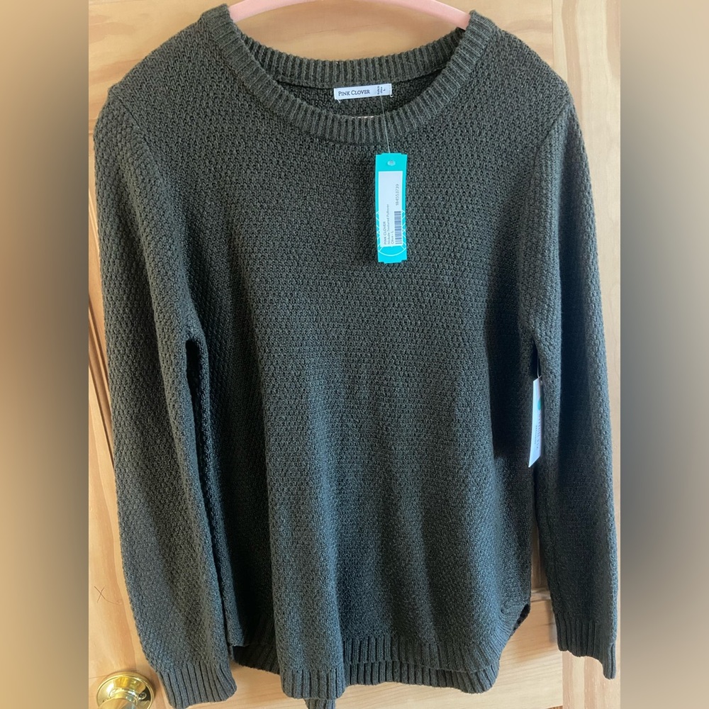 PINK CLOVER NICKOLE TEXTURED PULLOVER STITCH FIX NWT